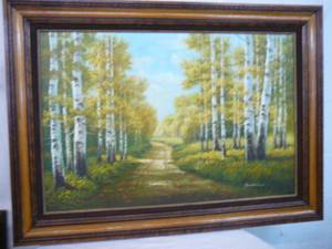 Framed Oil Painting