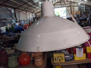 lot 179 image: Pair of Industrial Pendant Lights