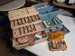 lot 206 image: Mixed Fishing Tackle Lot