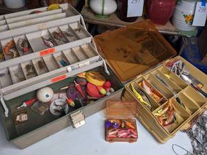 lot 207 image: Tackle Boxes and Lures Lot