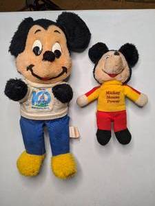 lot 280 image: Two Plush Mickey Dolls
