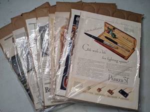 lot 223 image: More Old Magazine Advertisements