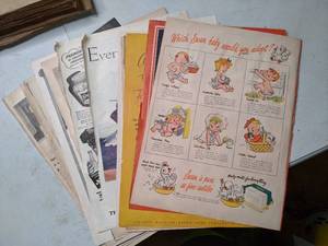 lot 226 image: 1940s Era Magazine Ad Collection
