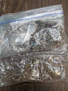 lot 404 image: Mystery Grab Bag of Necklace Chains