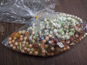 lot 421 image: Grab Bag of Vintage Beaded Necklaces