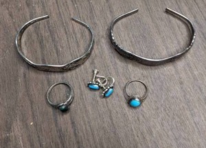 lot 426 image: Sterling Silver Jewelry Pieces