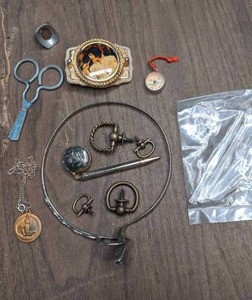 lot 429 image: Elvis Belt Buckle and Other Misc. Items