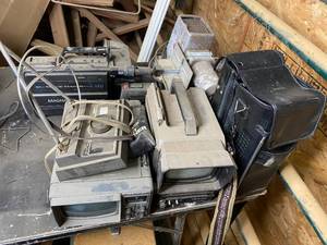 lot 129 image: Lot of Vintage Portable TVs