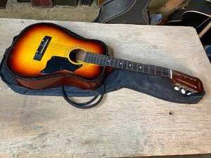 lot 137 image: Vintage Global Acoustic Guitar
