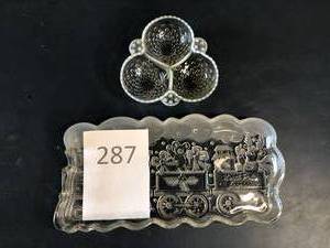 lot 287 image: Pair of Decorative Vintage Serving Pieces