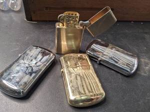 lot 166 image: Vintage Collectible Joe Camel Zippo Lighters