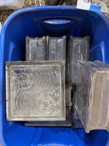 lot 240 image: &nbspDecorative Glass Blocks