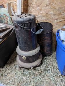 lot 246 image: Vintage Portable Charcoal Heater