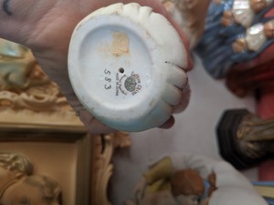 lot 21 image: Lot of Religious Items - Angels, Nuns, and Jesus, oh my