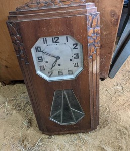 lot 22 image: 0D0 Grandfather Clock Unassembled...