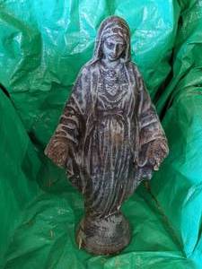 lot 75 image: Medium Virgin Mary Statue 22...