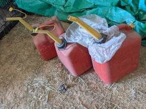 lot 85 image: (3) Gas Cans...