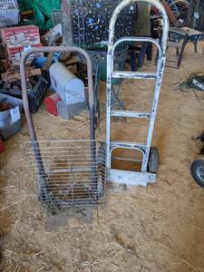 lot 108 image: (2) Hand Trucks One has Damaged Bo...
