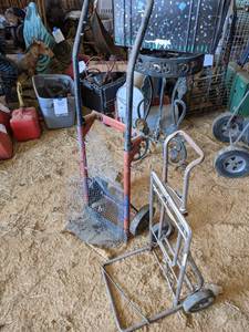 lot 110 image: (2) Hand Trucks One is Frame Only...