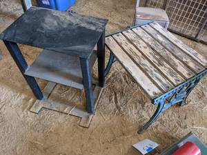 lot 119 image: Solid Metal Stand (18 X 14 X 22)...