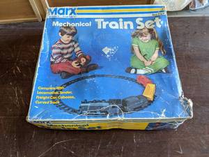 lot 171 image: Kids Toy (Marx) Mechanical Train S...