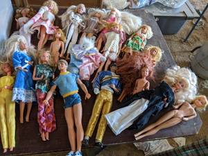 lot 179 image: Large Lot of Barbies & Accessories...
