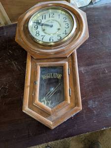 lot 193 image: D & A Regulator Grandfather Clock ...