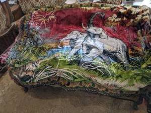 lot 267 image: Elephant Tapestry...