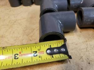 PVC Schedule 80 parts lot various sizes