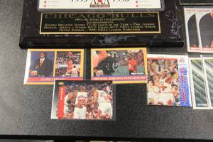 lot 74 image: Michael Jordan Collectibles and Card Lot
