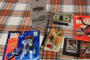 lot 82 image: Large Basketball Novelty and Collectibles Resale Lot