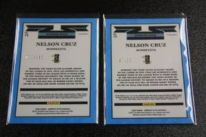 lot 99 image: 2020 Donruss Optic Diamond Kings Nelson Cruz Rainbow  4 Cards