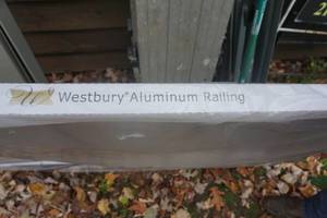 Westbury Aluminum 5 x 36 Bronze Decorative Railing Section