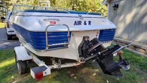 1994 Larson 175 SEI Runabout Open Bow Boat With Spartan Trailer