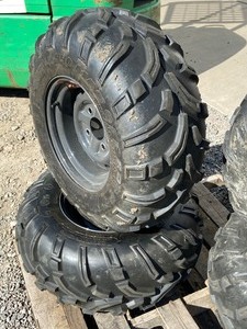 lot 14 image: Set Of (4) ATV Wheels & Tires