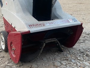 White Snow Blower