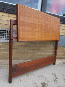2 Vintage Mid Century Danish Modern JENS RISOM Headboards
