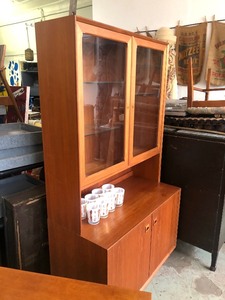 Beautiful Signed ERIK BROUER Mid Century Danish Modern Rosewood Hutch