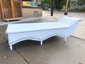 Nice Vintage Wicker Chaise LoungeDaybed&nbsp