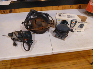 lot 10 image: Drill, Circular Saw and Sander