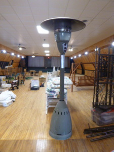 lot 4 image: Coleman Patio Propane Outdoor Heater with Light