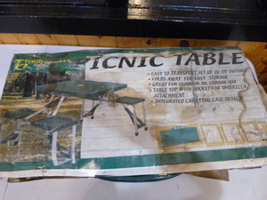 lot 110 image: Timber Creek Portable Picnic Table