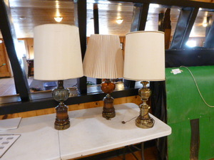 lot 132 image: 3 Table Lamps