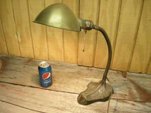 lot 14 image: Antique Cast S.Robert Schwartz Electric Desk Lamp