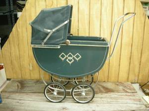 lot 165 image: Antique Hadstrom Doll Buggy