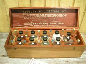 lot 188 image: Vintage Sudbury Soil Test Kit