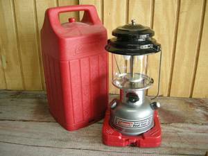 lot 192 image: Coleman Powerhouse Dual Fuel Lantern