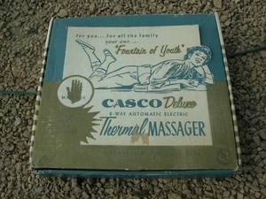 lot 200 image: Vintage Casco Deluxe Thermal Massager