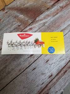 lot 120 image: Vintage Budweiser Post Card