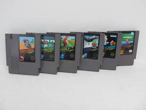 lot 30 image: Lot of 6 Nintendo NES Black Box Games
